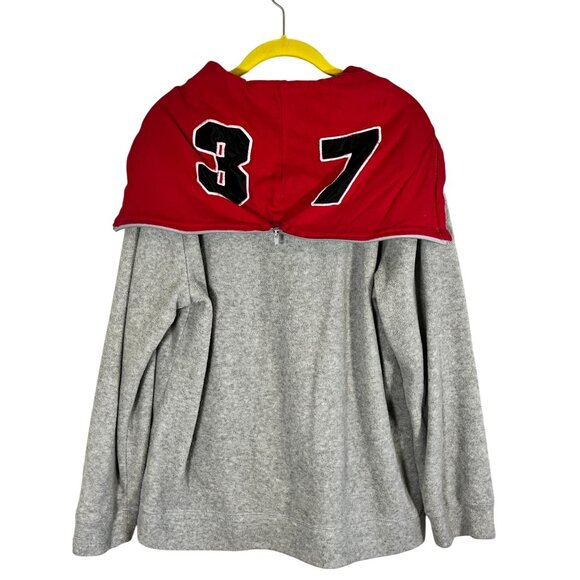 Retro Disney Dwarf Fleece Hoodie Gray XL Grumpy - Picture 2 of 16